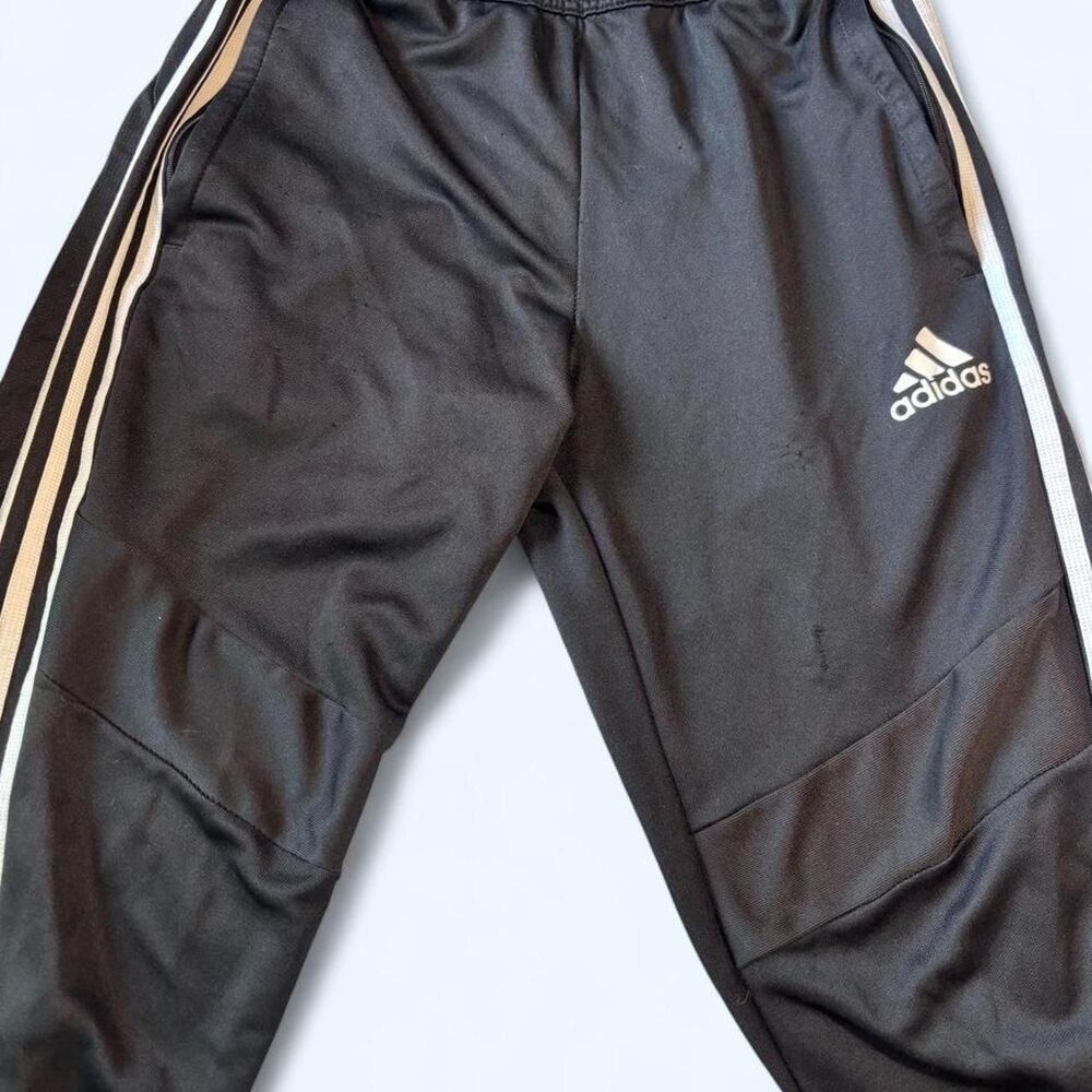Adidas Women's Black and Grey Joggers-tracksuits